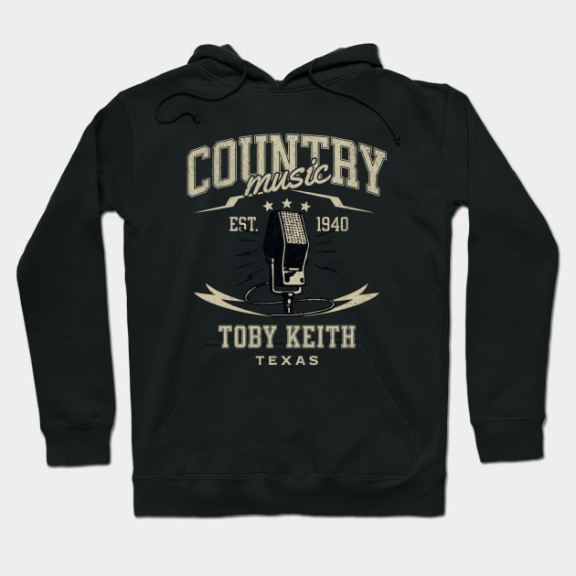 country music microphone singer  v5 Hoodie by fajarbaru